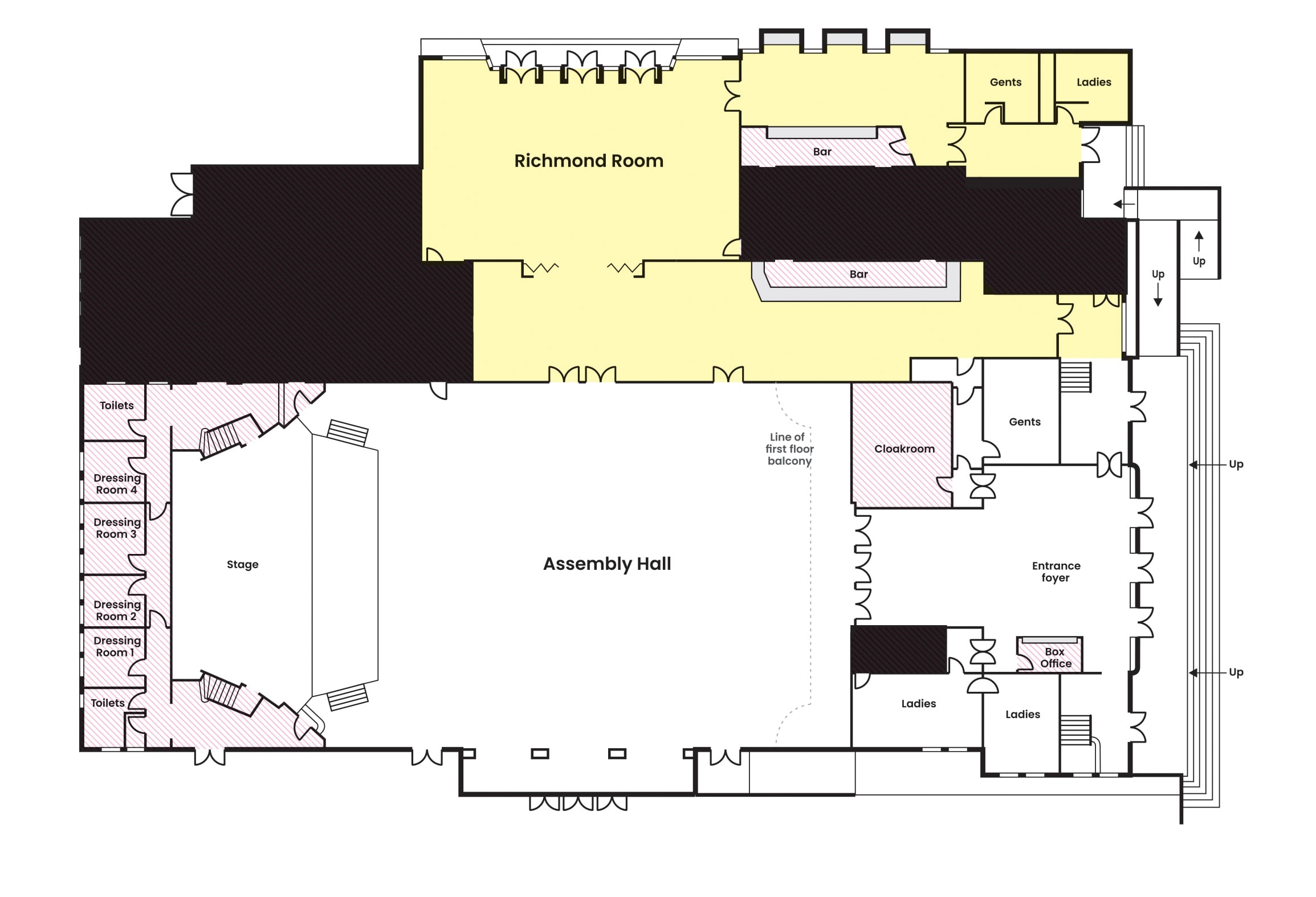Assembly Hall - Richmond Room - Floor Plan