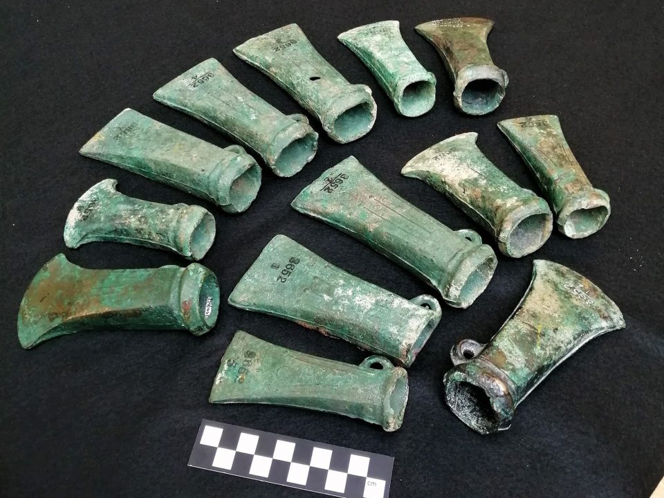 13 axes from the Sompting hoard